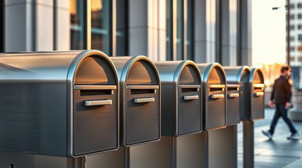 Boîtes aux lettres collectives : design et fonctionnalités clés