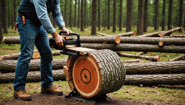 Scie à bûches uxon : la solution intelligente pour couper du bois